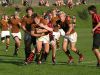 Schoolboys of Sedbergh School when playing rugby
